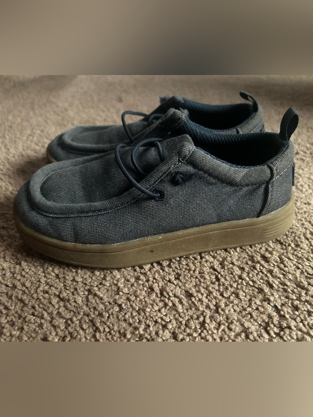 GAP  Dark Blue Canvas Slip-On Loafers